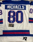 Al Michaels “Do You Believe In Miracles” Signed 1980 USA Hockey Jersey JSA COA