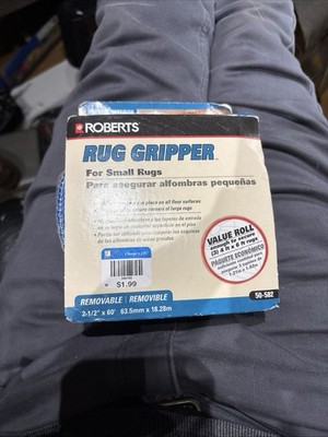 Roberts Rug gripper tape (removable)- 2 1/2  X 60 -63.5mm x 18.28m