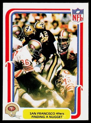Finding a Nugget, 1980 Fleer Team Action, #50, San Francisco 49ers,