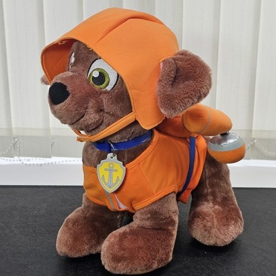 Build A Bear Zuma Paw Patrol Plüsch komplettes Outfit Etikett, Kragen, Weste, Mütze & Paket