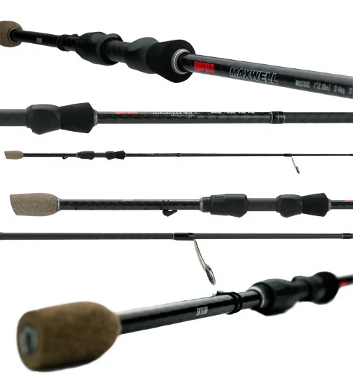 Rapala Maxwell 7' 2pc 2-4 kg 30 Ton Graphite Spin Fishing Rod MXS702L Light