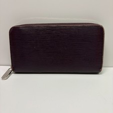 Louis Vuitton Zippy Wallet Epi Burgundy Ketch Zip Around CA0049 LV Auth