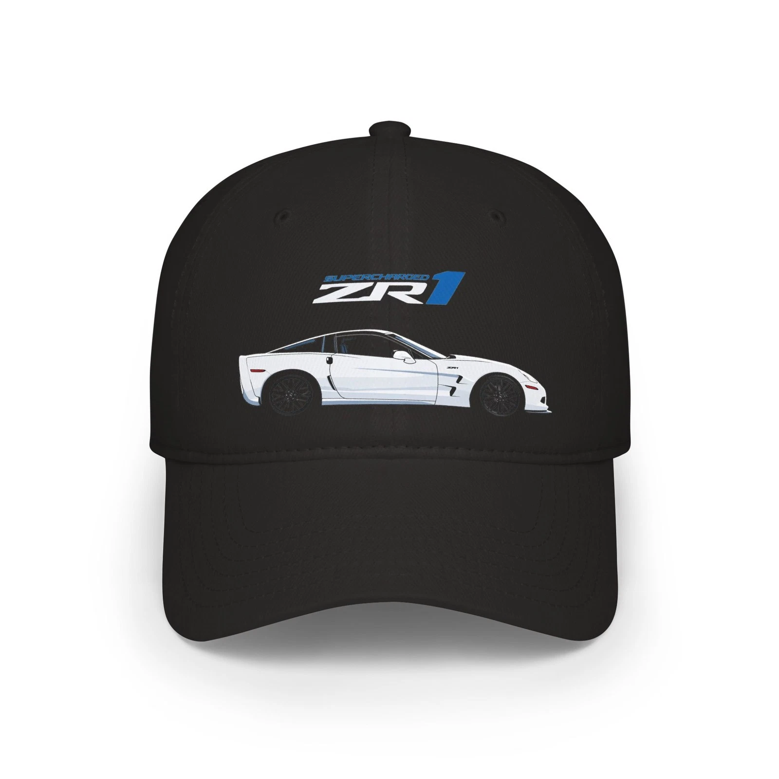 C6 ZR1 Hat | Supercharged ZR1 Graphic | Low Profile Dad Cap | C6 Vette