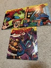 3 VINTAGE THE AMAZING SPIDER-MAN POWER RECORDS 33 1/3 RPM