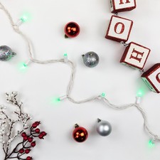 Northlight Set of 50 Green LED Wide Angle Christmas Lights - White Wire