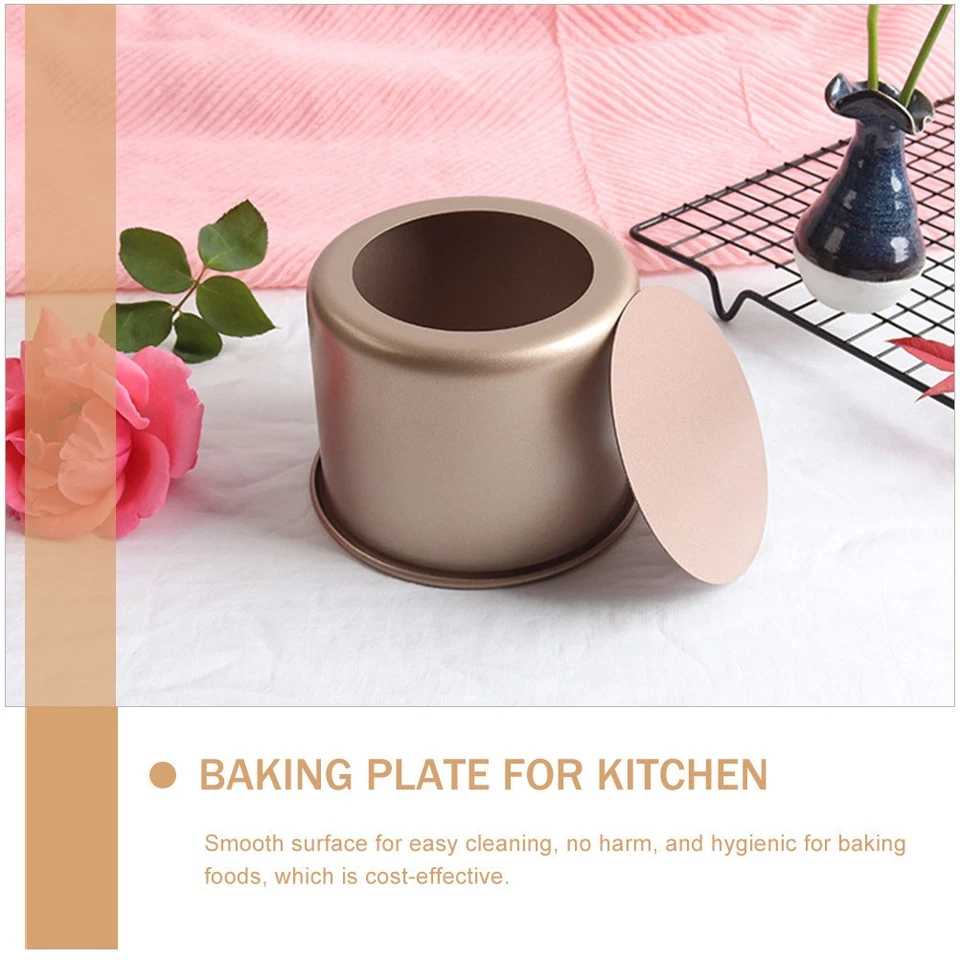  Förmchen Backen Backform Edelstahl Abnehmbare Backpfanne Haushaltsbackform - Bild 4 von 4