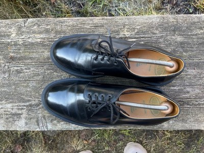 Solovair 1462 schwarze Lederschuhe EU 43 UK  9 Made in England