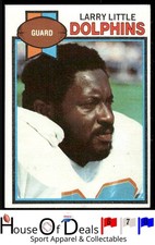 1979 Topps #60 Larry Little Miami Dolphins Football card