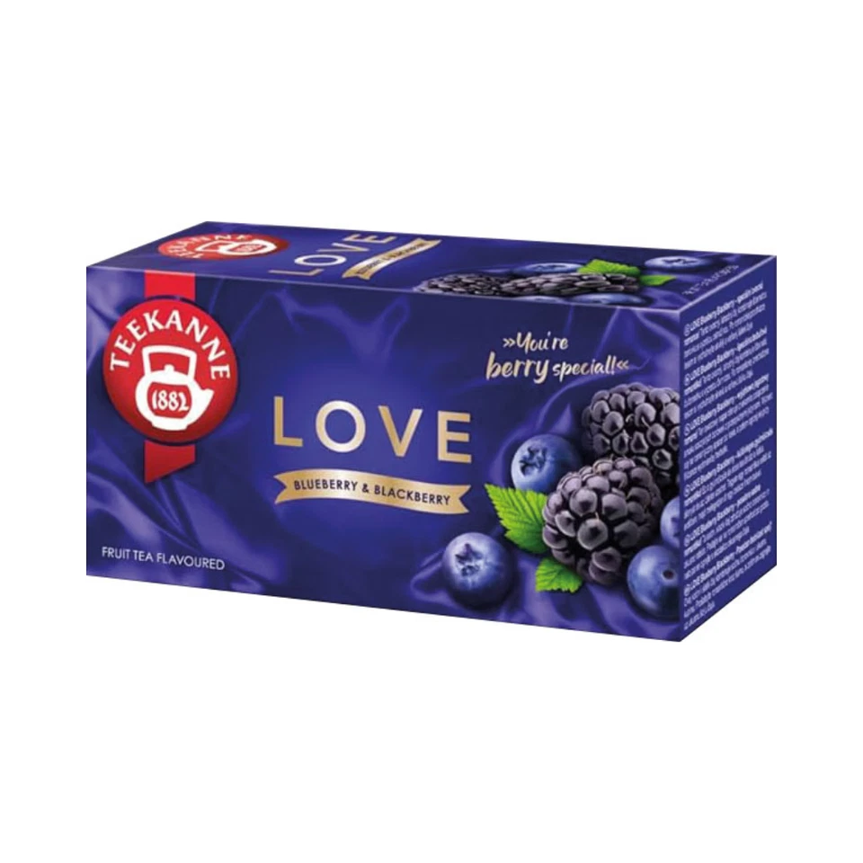Teekanne Früchtegarten LOVE Blueberry & Blackberry, Teebeutel im - Bild 1 von 1