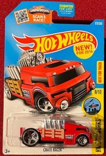 HOT WHEELS CITY WORKS CRATE RACER RED 173/250 8/10. SEE COMBINED OFFERS 