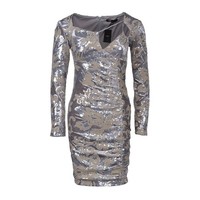 Maje Damenkleid GrößE 34 Fr / Xs Mit Pailletten Bestickter Samt MFPRO02729