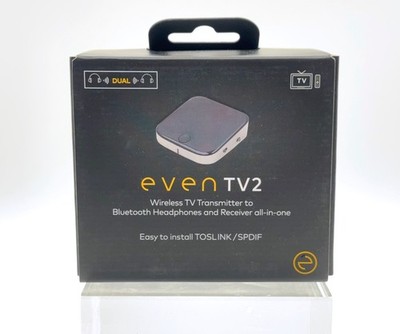 Even TV2 Bluetooth 5.0 TV Transmitter Receiver SPDIF AUX Dual Headphones