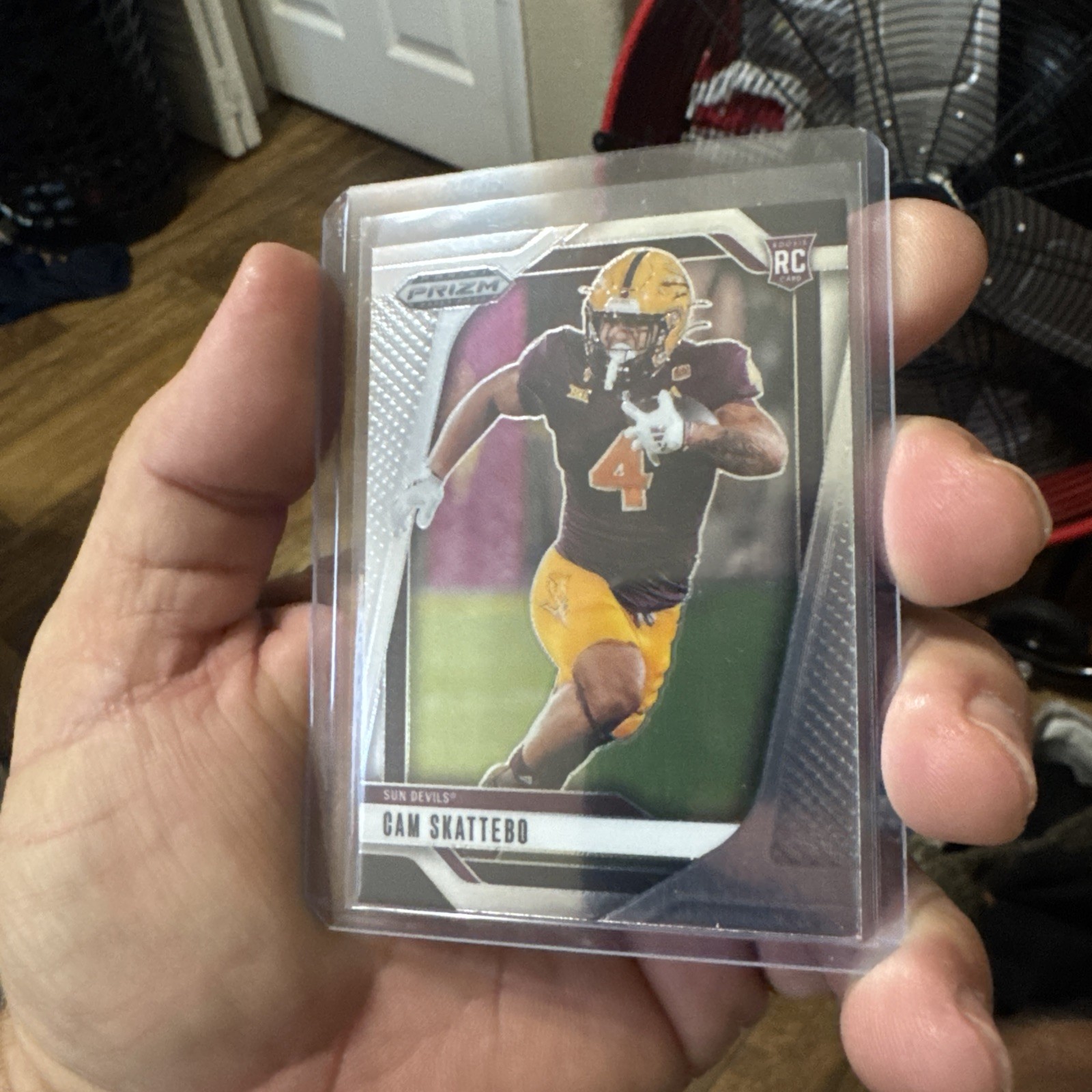 CAM SKATTEBO RC: 2025 Prizm Draft Picks -Base #9 -Giants/Sun Devils