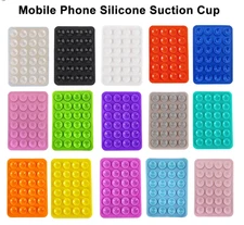 24 Square Suction Cup Phone Case Mount Silicone Sticky Universal Phone Holder