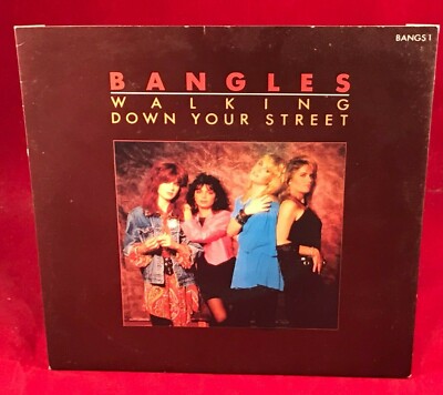 THE BANGLES Walking Down Your Street 1986 UK 7'' Vinyl Single CBS record 45 B