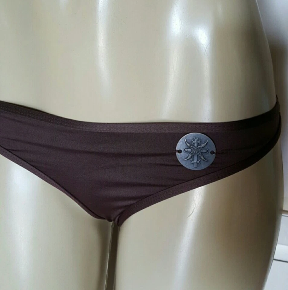 Paula Thomas para Thomas Wylde Traje de Baño Color Marrón Conjunto Foto 3 de 4