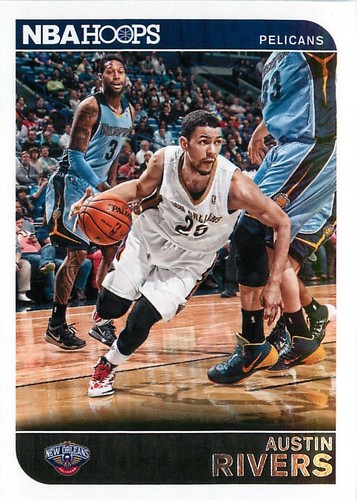 Austin Rivers 2014-15 Panini NBA Hoops Basketball Card #2 New Orleans ...