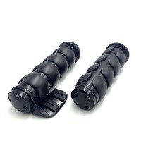 Black Hand Grip 25mm For Harley Softail Fat Boy/ Kawasaki Vulcan/ Suzuki Intrude Black Hand Grip 25mm For Harley Softail Fat Boy/ Kawasaki Vulcan/ Suzuki Intrude