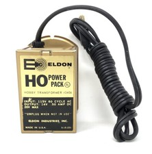 Power Supply Pack Toy Transformer 3406 Eldon Industries DC 20V MAX Tested Works
