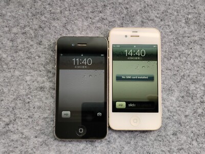 90%N ew Apple iPhone 4 16/32GB Black/White UNLOCKED very rare run