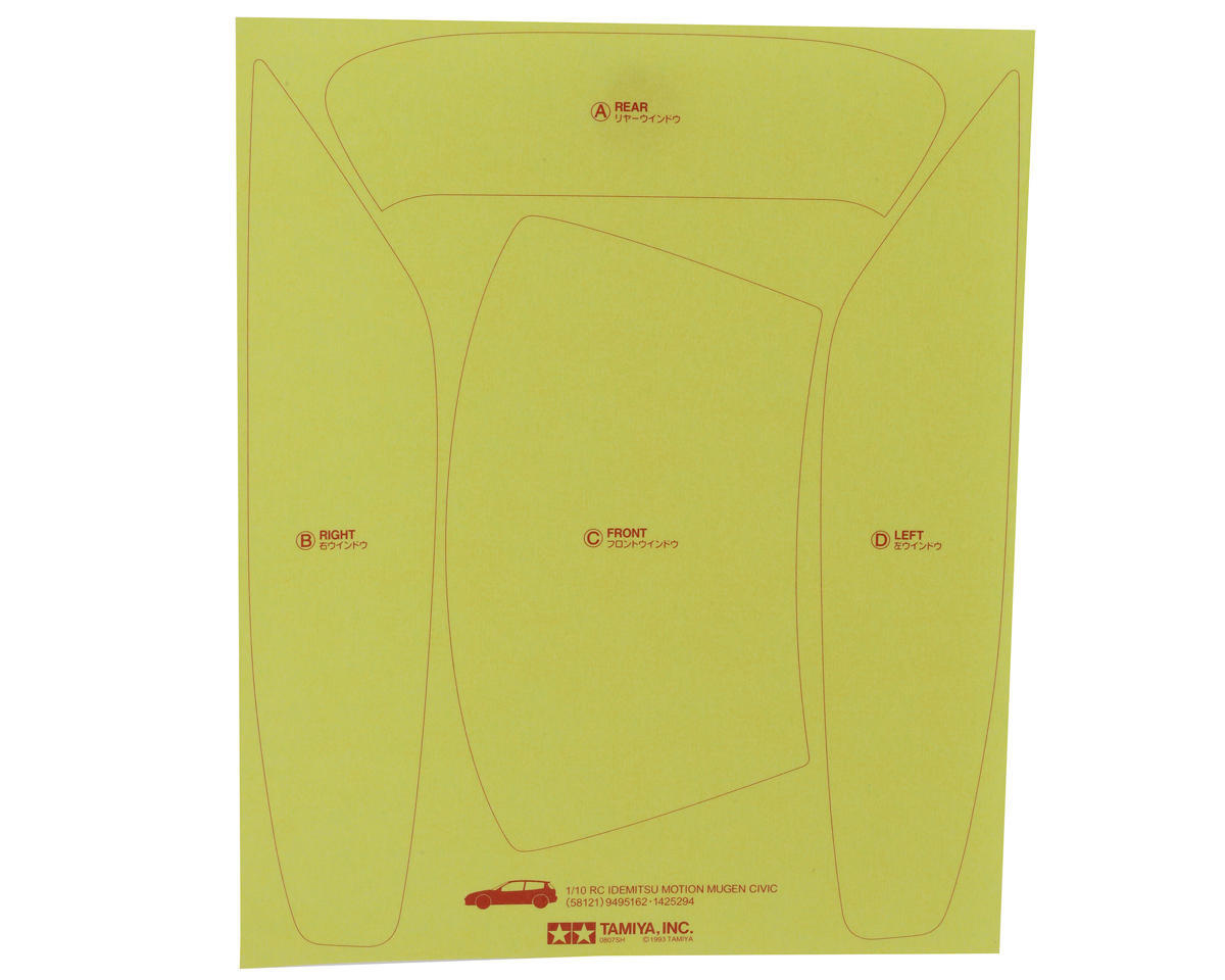Tamiya Castrol Honda Civic VTi Body Set (Clear) [TAM51421