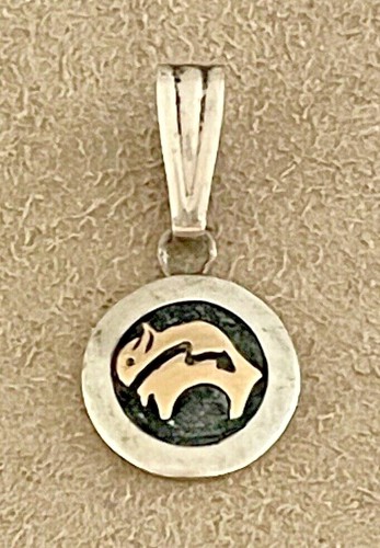 14K Gold Small Buffalo Pendant | eBay