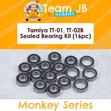 Tamiya TT-01, TT-02B (89 Different Models) - 16 Pcs Rubber Sealed Bearings Kit