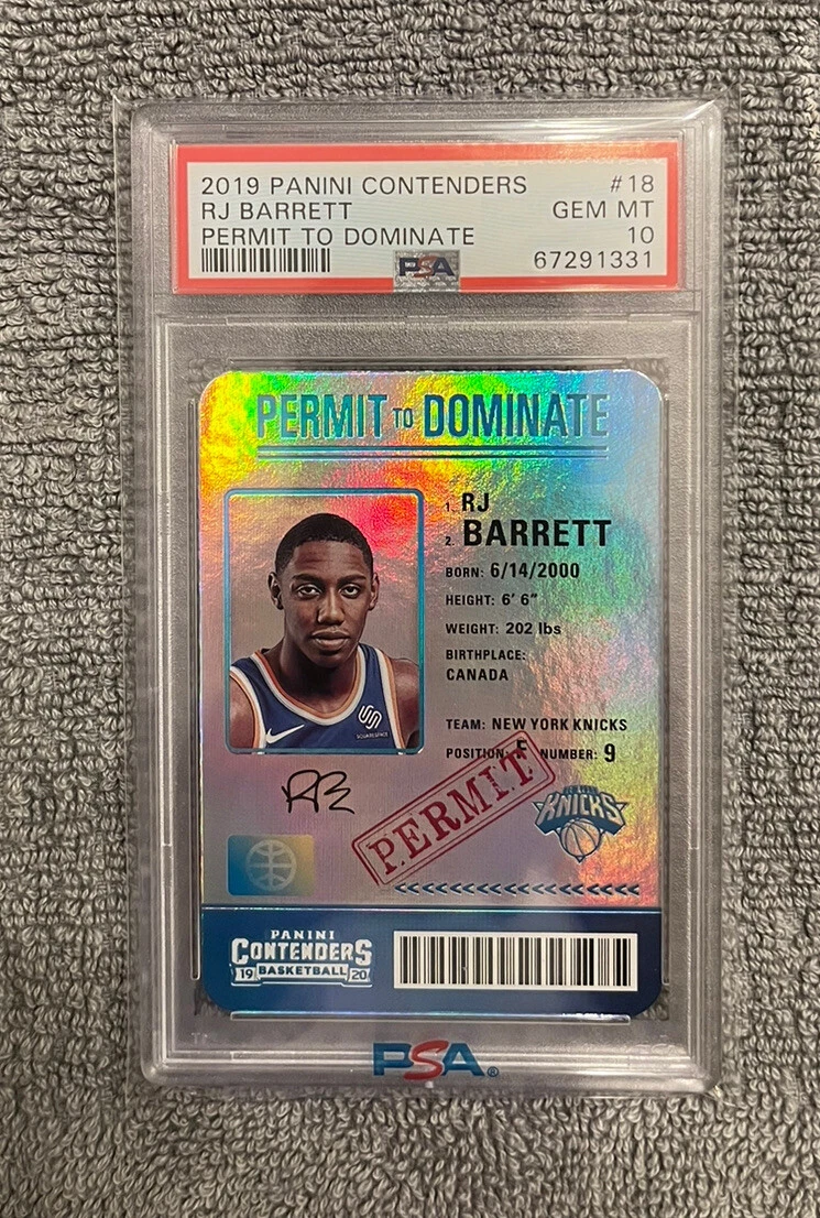 2019-20 Panini Contenders - RJ Barrett #18 for sale | eBay