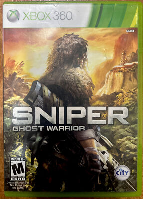 Sniper: Ghost Warrior (Xbox 360, 2010) Complete In Box with Manual / Tested