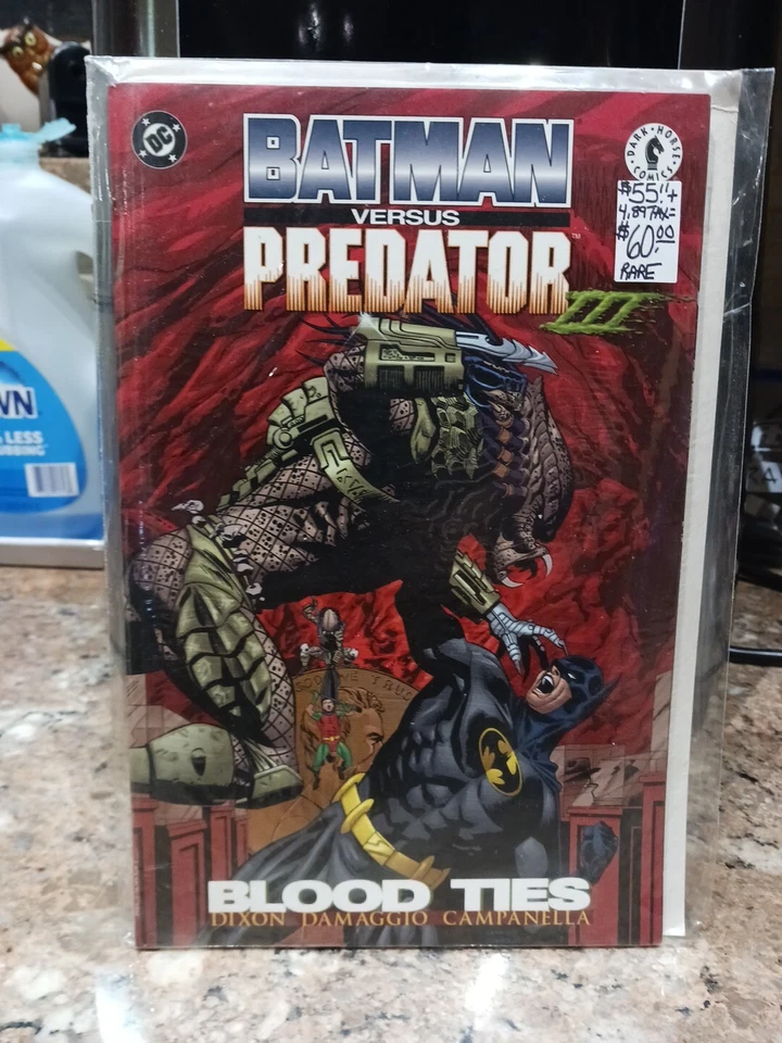 Cómics de Dark Horse de Batman Versus Predator III: Blood Ties TPB (DC, 1998). RARO Foto 2 de 4