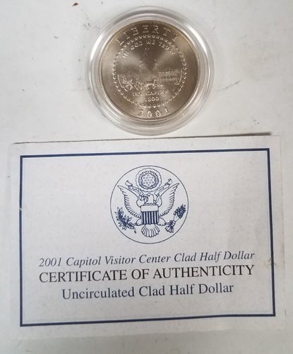 CS.501PCBBFP U.S. MINT COMMEM 50C YEAR 2001-P CAPITOL V C MS COIN SET FRESH PGP!