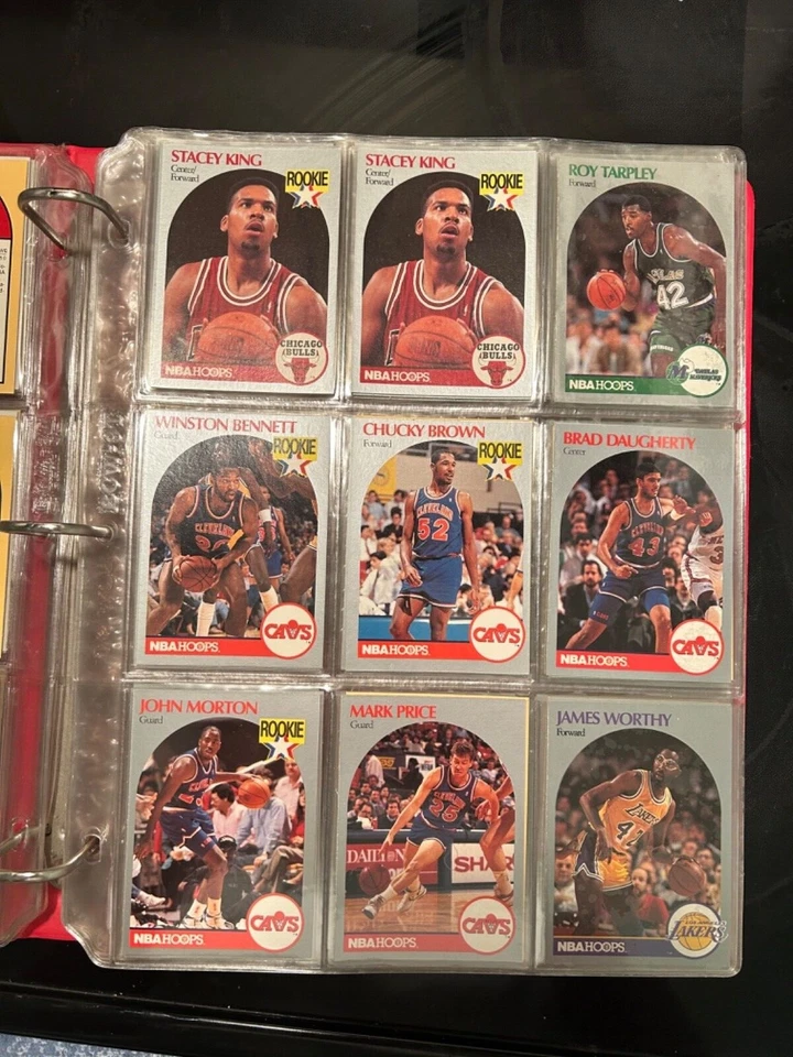 Colección de tarjetas de baloncesto con fundas y bolsas. Aros y Fleer de la NBA. Foto 4 de 4