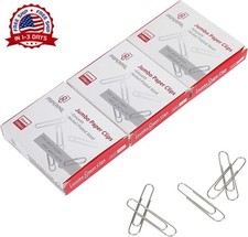 Paper Clips Smooth Paperclips for Office School & Personal Use 300 Large