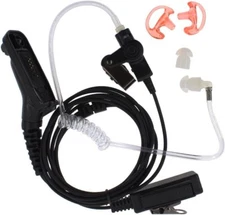 Coil Earbud Mic Surveillance Kit Earpiece Earphone for Motorola Xpr6300 Xpr6580