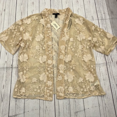 NWT Forever 21 embroidered sheer 