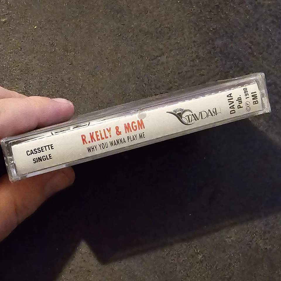 R Kelly & MGM Why You Wanna Play Me Sealed Cassette Single HTF Hip Hop Funk Soul - Image 4 of 4