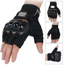 Fingerless Half-Finger Tactical Gloves Motorcycle Driving Gloves Riding Gloves
