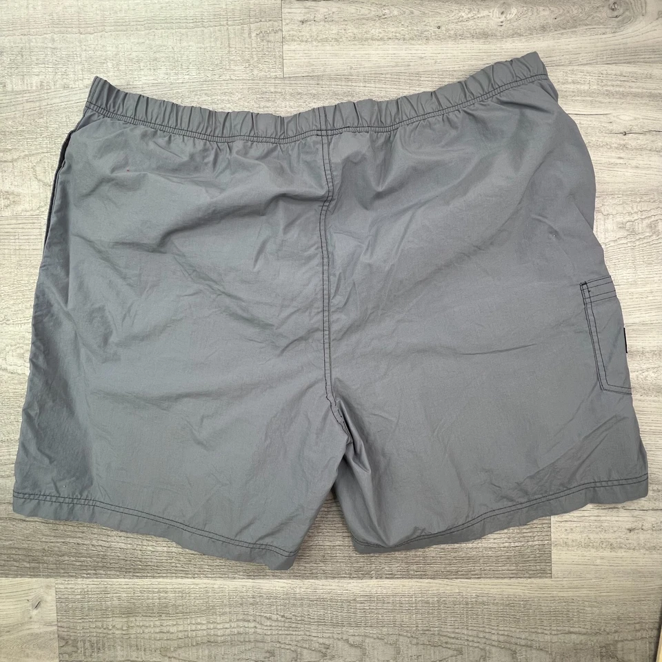 Pantalones Cortos Old Navy Para Hombre XXL Gris Traje de Baño Aire Libre Senderismo Campamento Natación Bolsillos Forrados Foto 3 de 4