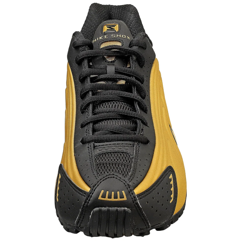 Nike Shox R4 Zapatillas de Mujer Negro Dorado - Imagen 3 de 4