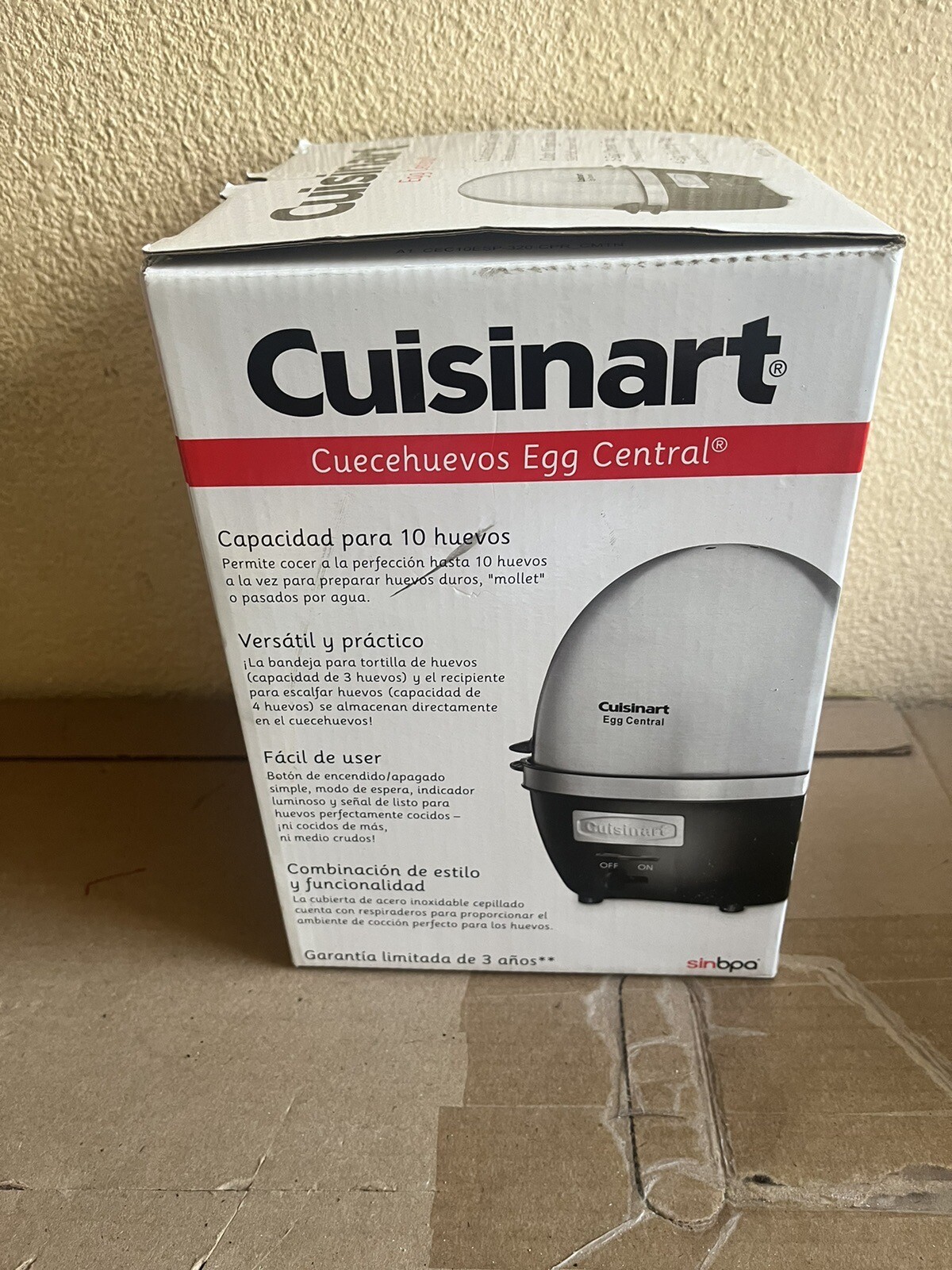 Cuisinart Egg Central Electric Egg Cooker 10 Egg Capacity CEC10 NEW