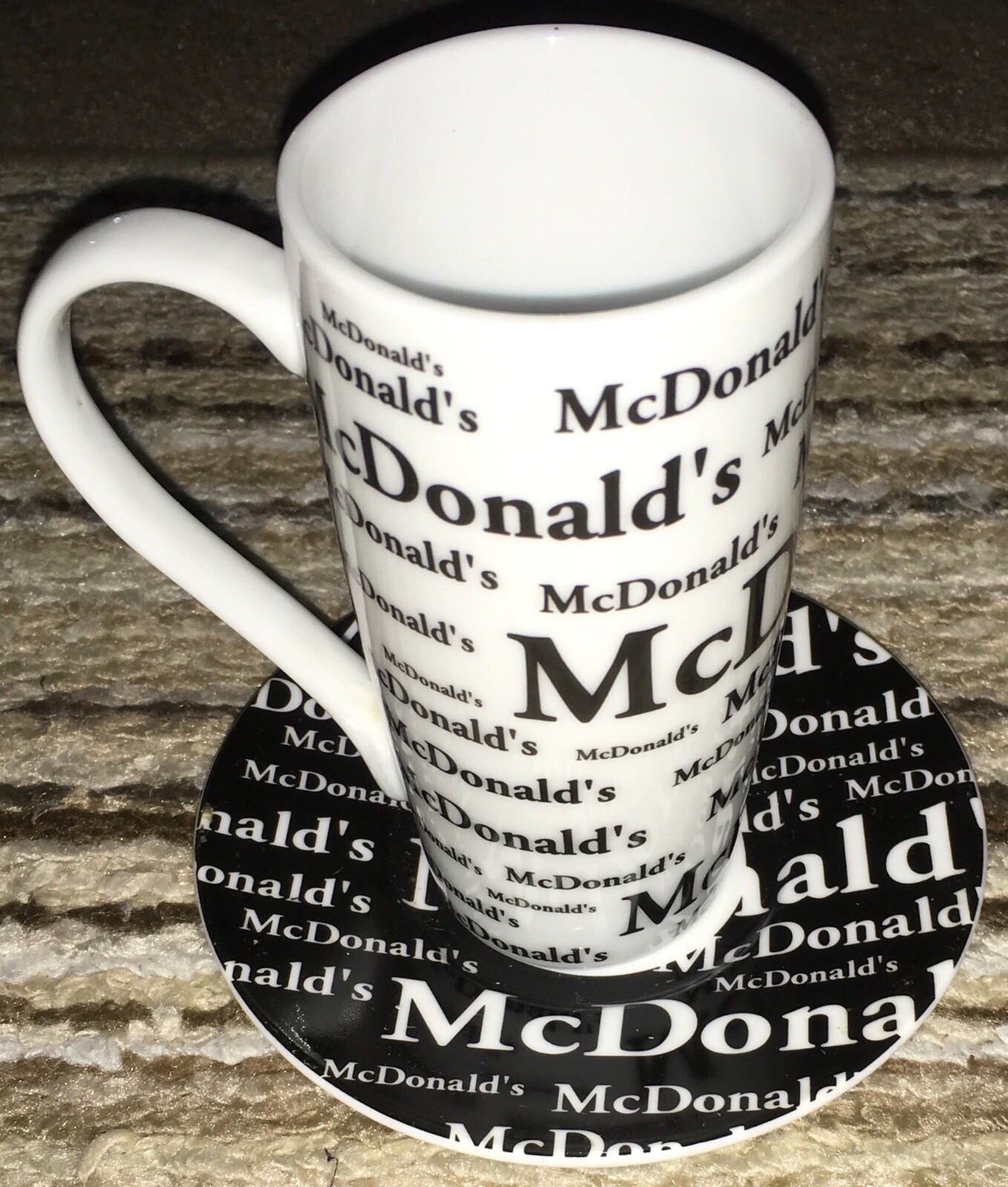 RARE McDONALD’S CUP AND SAUCER MICKEY D’S TEA COFFEE JUICE MILK ...