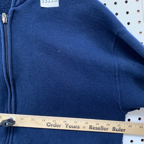 Vintage 90s Russell Athletic Hoodie Sweatshirt Youth XL Full Zip 21.5x25.5 - Picture 15 of 19