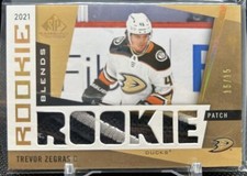 2021-22 SP Game Used Rookie Blends Patch Trevor Zegras 15/15 Anaheim Ducks