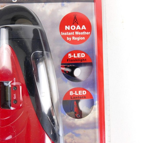WeatherX Lanten & Taschenlampe AM/FM Radio NOAA Sofort Wetter Notfall Sirene - Bild 4 von 6