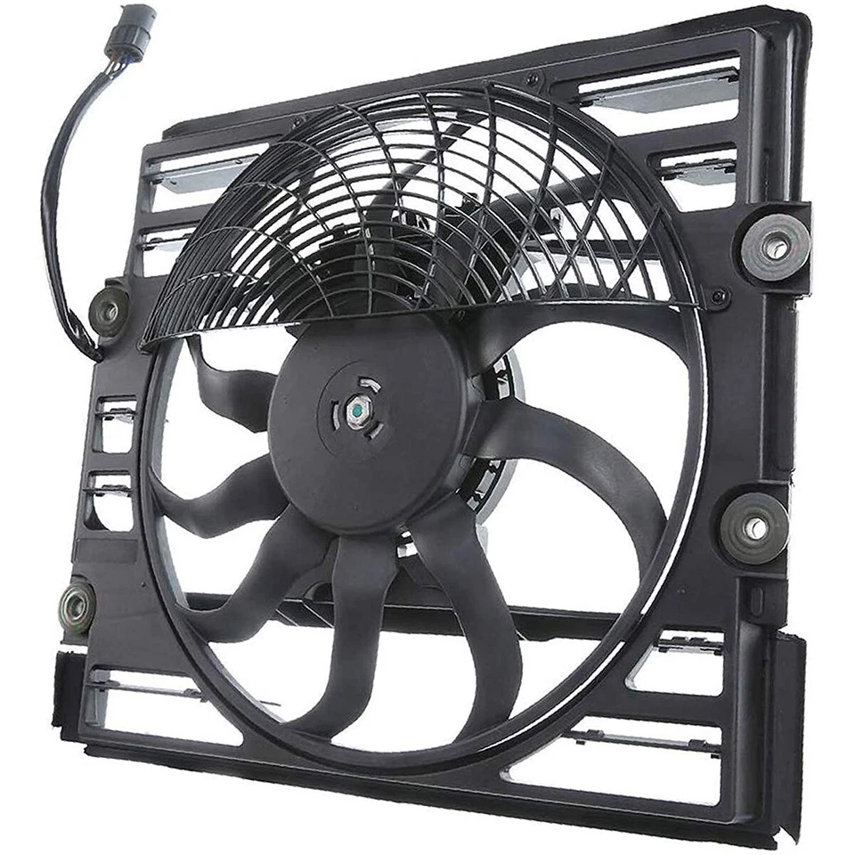Ventilador condensador aire acondicionado lado pasajero derecho para BMW E38 740i 740iL 750iL 96-98 Foto 3 de 4