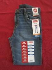 Wrangler 5 Star Premium Boys Size 10 Husky 5 Pocket Taper Fit Jeans - NEW