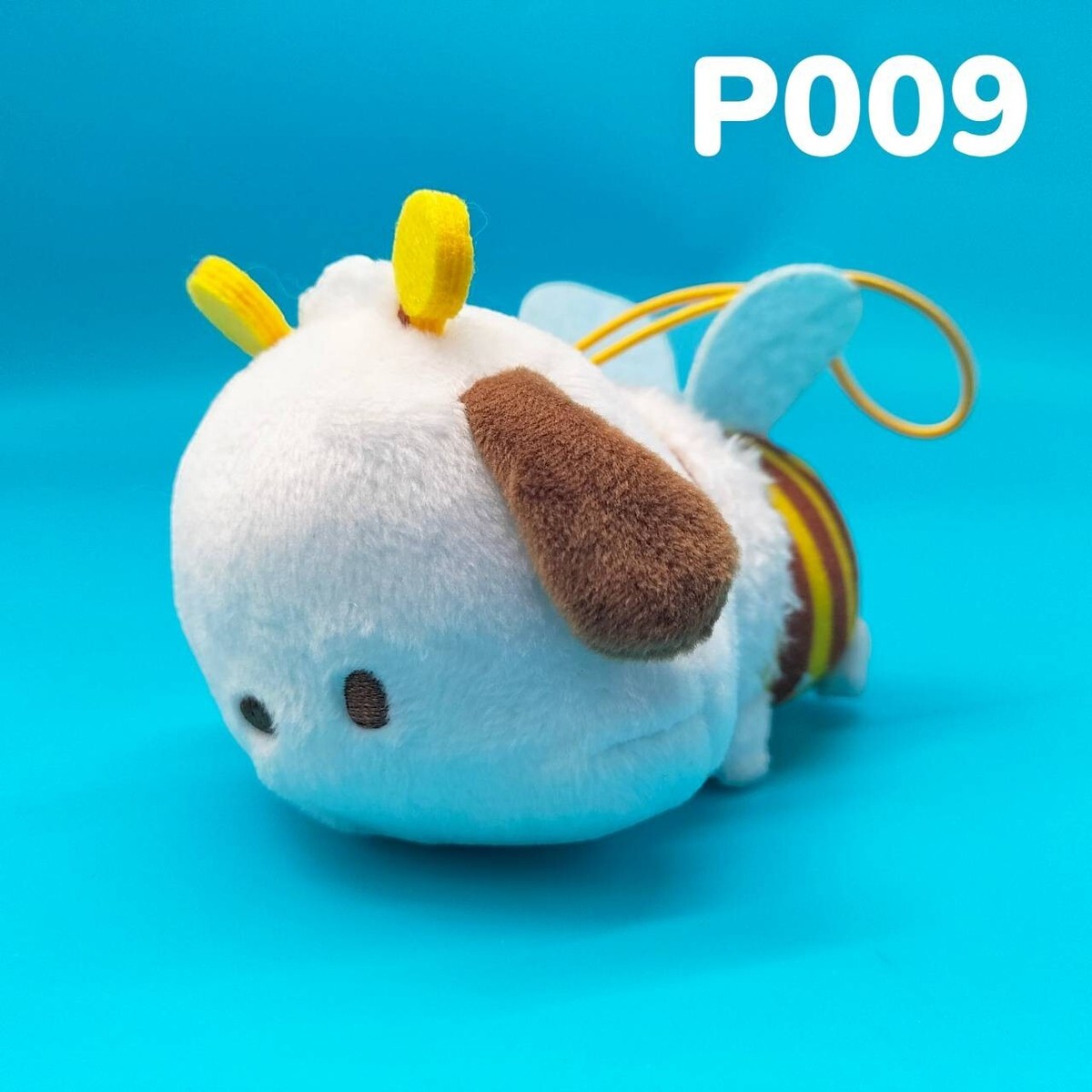 Sanrio Pochacco Honey Bee Strap Plush 2021 Stuffed Toy Doll Mascot