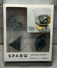SPARQ Home Soapstone Whiskey Shapes / Rocks - Set of 3 *