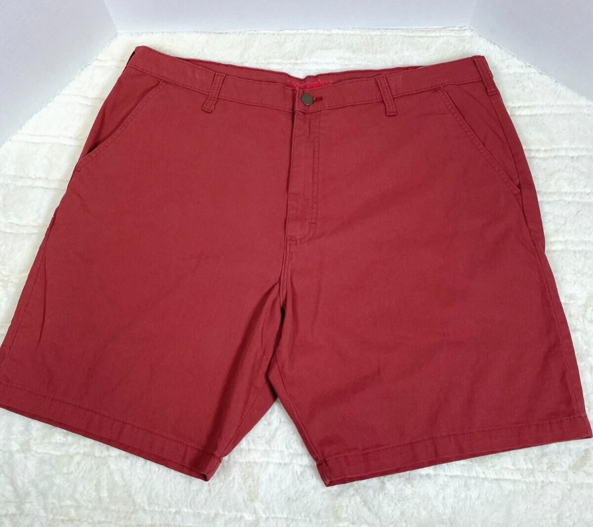 Wrangler Rugged Wear Mens Shorts Size 40 Red