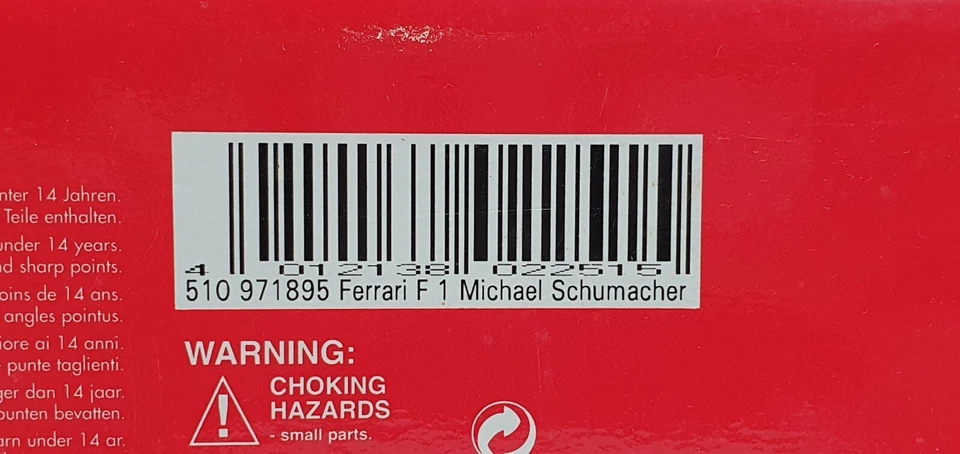 1/18 Minichamps 1997 F1 FERRARI Launch Ver. Michael Schumacher diecast car model - Image 3 of 3